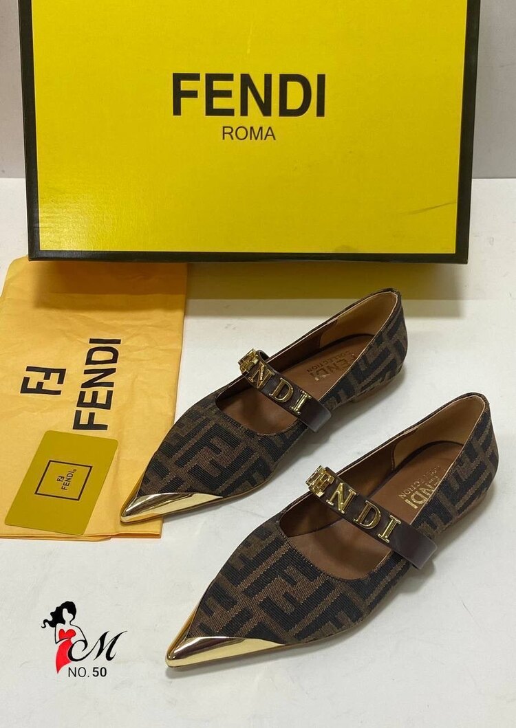 Fendi kahve babet 