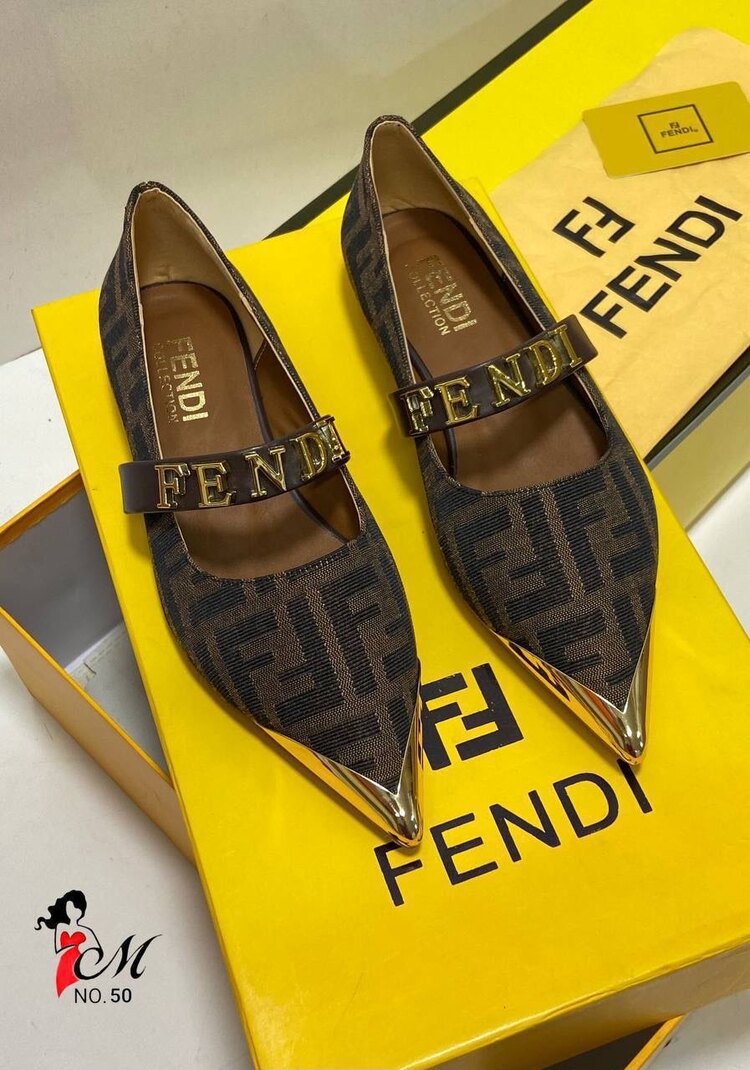 Fendi kahve babet 