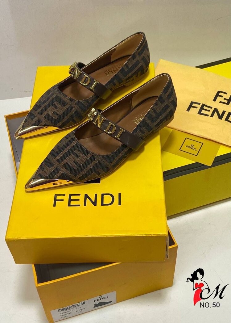 Fendi kahve babet 