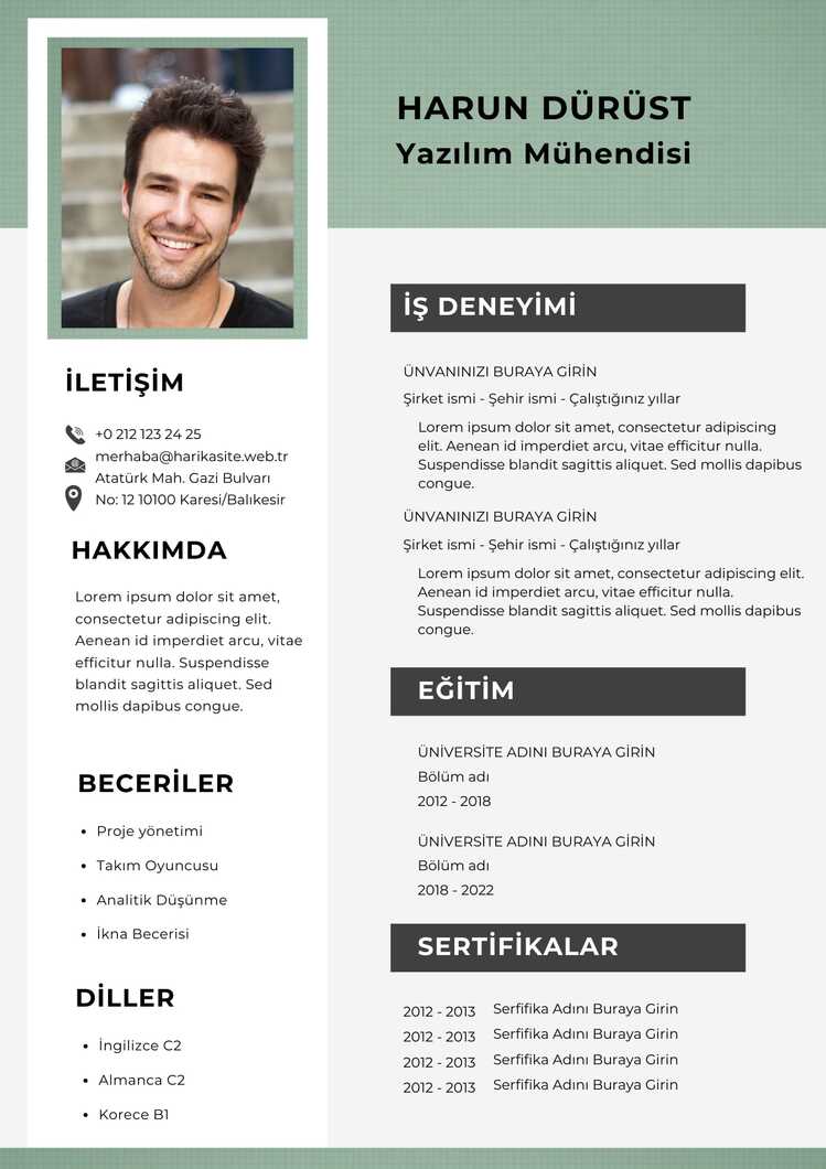 CV (ÖZGEÇMİŞ)