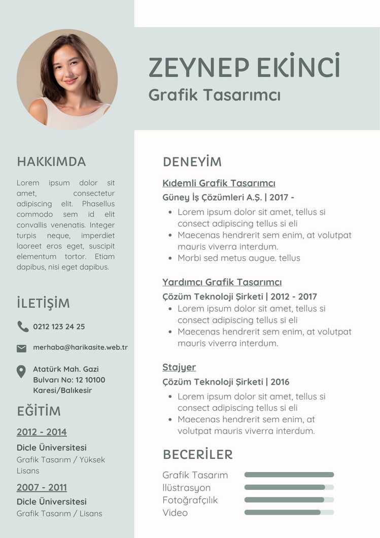 CV (ÖZ GEÇMİŞ)