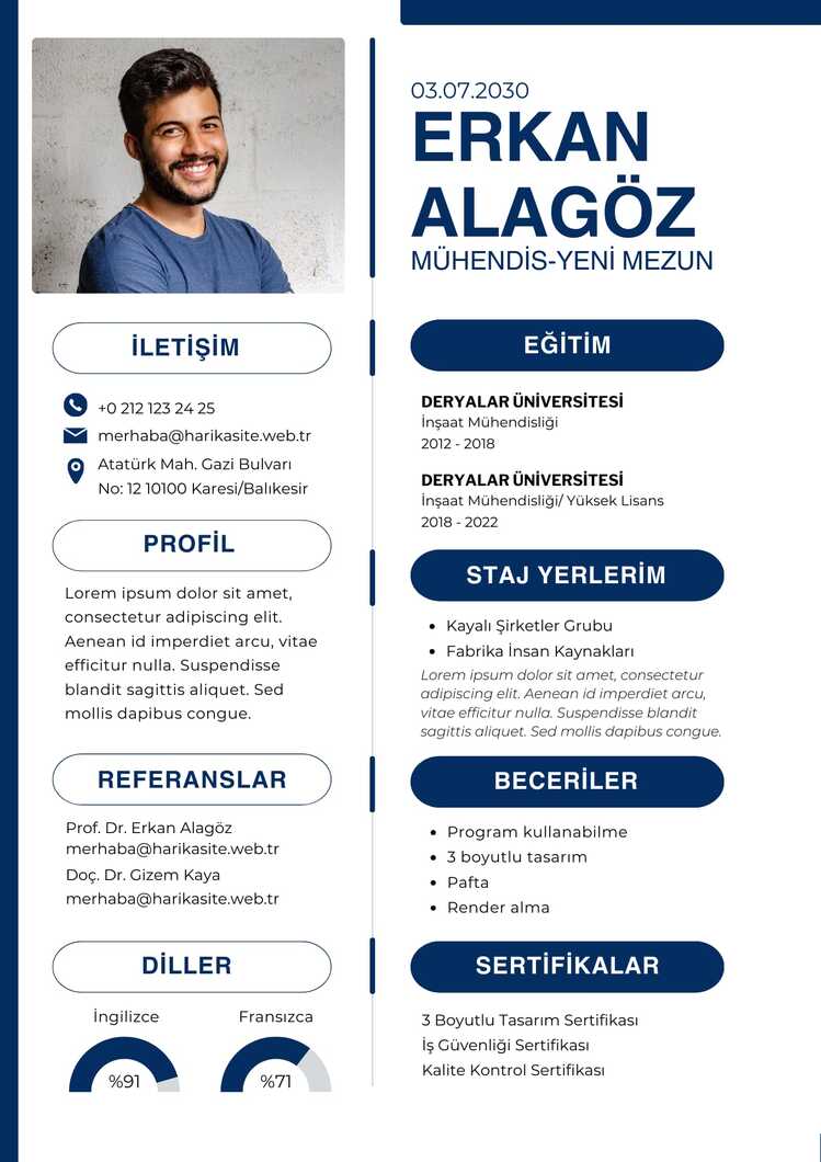 CV (ÖZGEÇMİŞ)