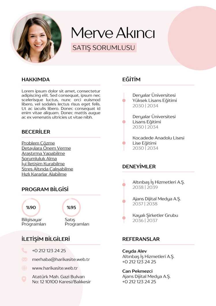 CV (ÖZGEÇMİŞ)