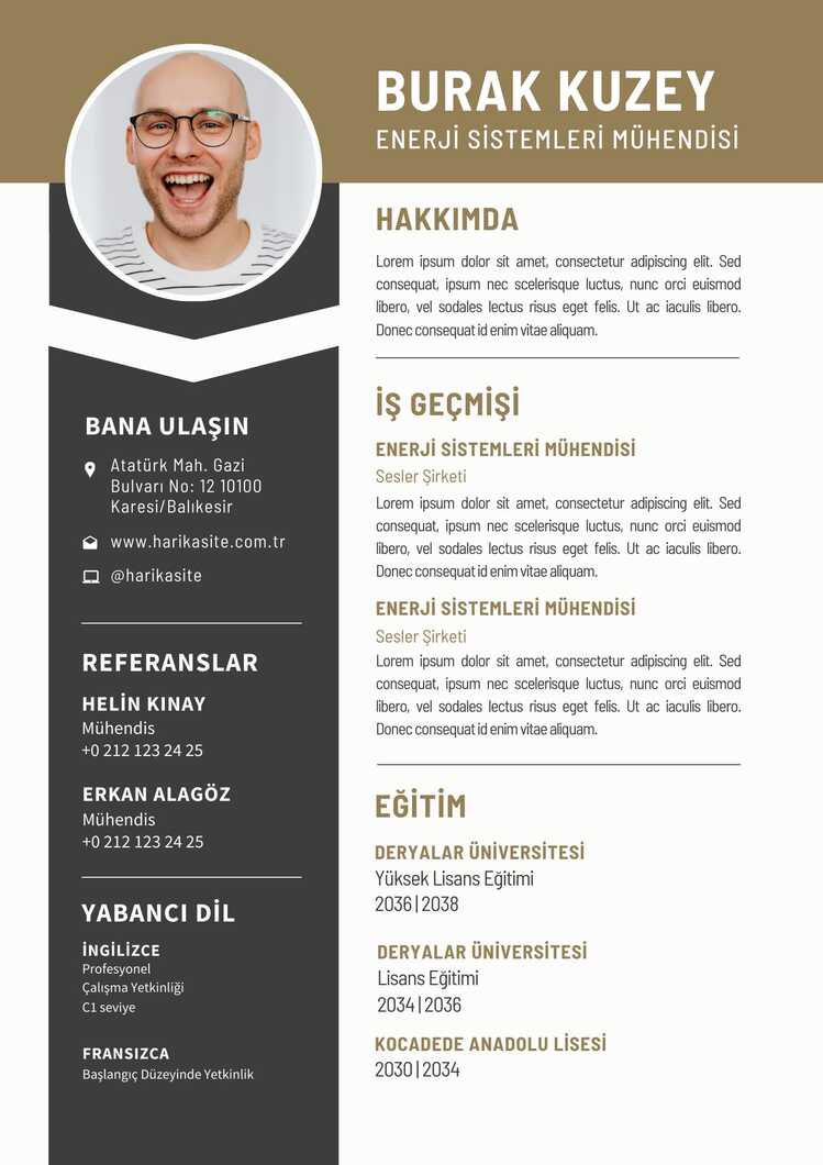 CV (ÖZGEÇMİŞ)