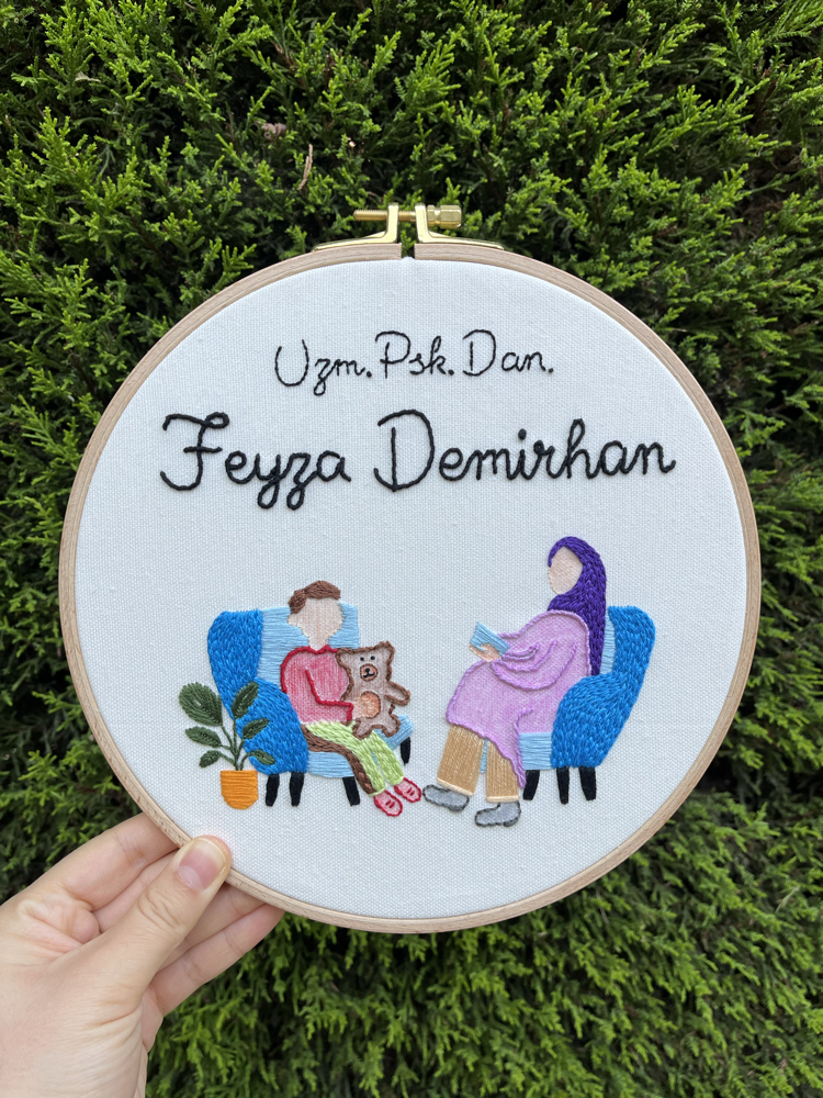 "Psk. Dan." meslek panosu (kişiselleştirilir)