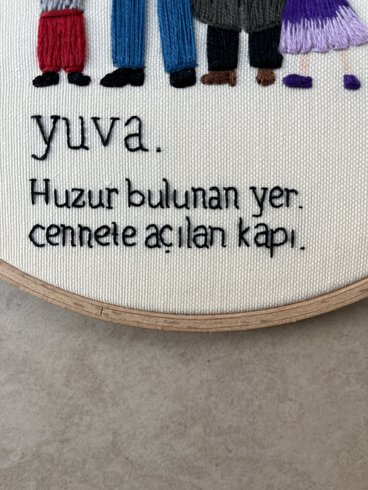 “Gözgü Ailesi” Aile pano/dekor/kapı süsü