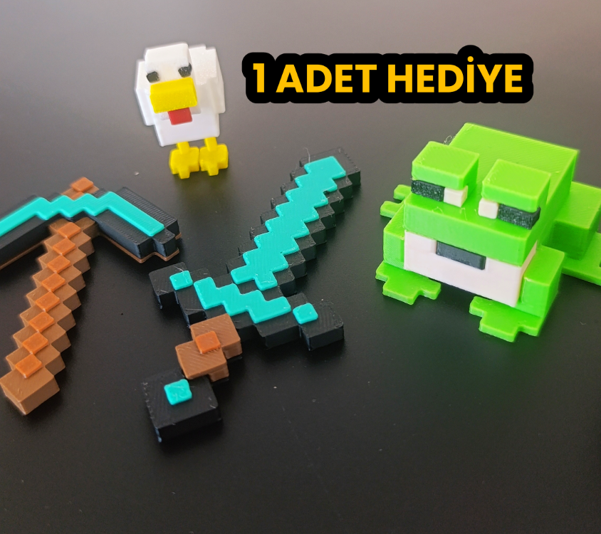 Minecraft Axolotl Seti | Özel Kutulu + Sürpriz Hediyeli