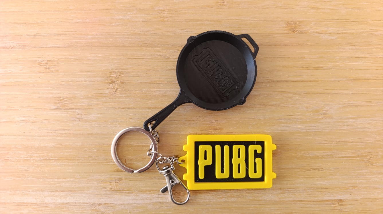 PUBG TAVA (PAN) + Logo Anahtarlık