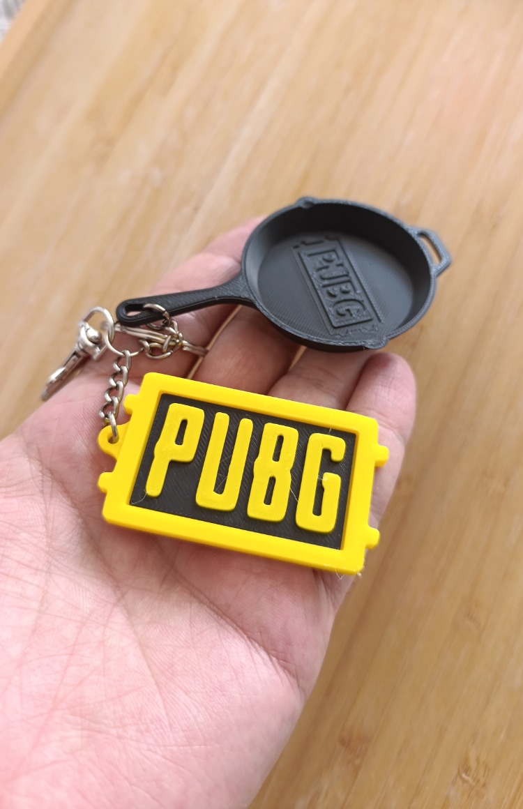 PUBG TAVA (PAN) + Logo Anahtarlık