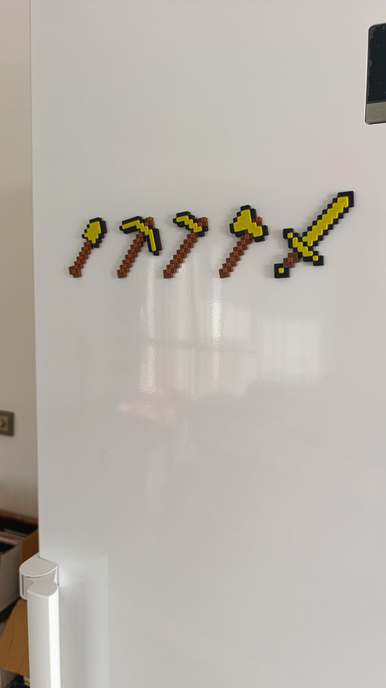 MINECRAFT Altın Magnet Seti