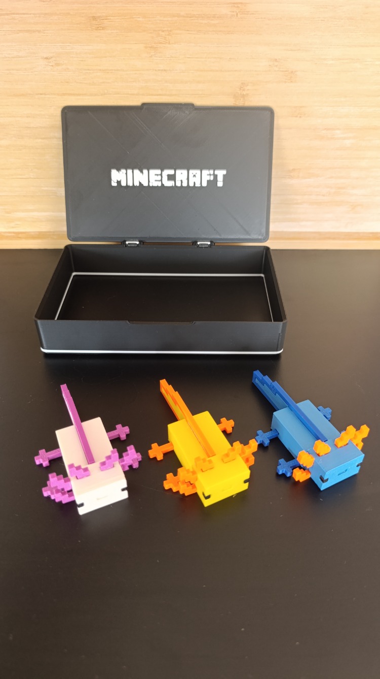 Minecraft Axolotl Seti | Özel Kutulu + Sürpriz Hediyeli