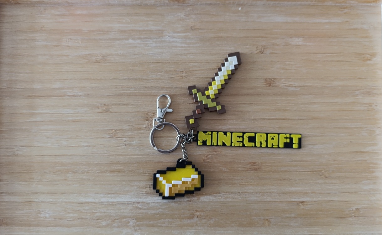 MINECRAFT Altın Kılıç (Golden Sword) Anahtarlık