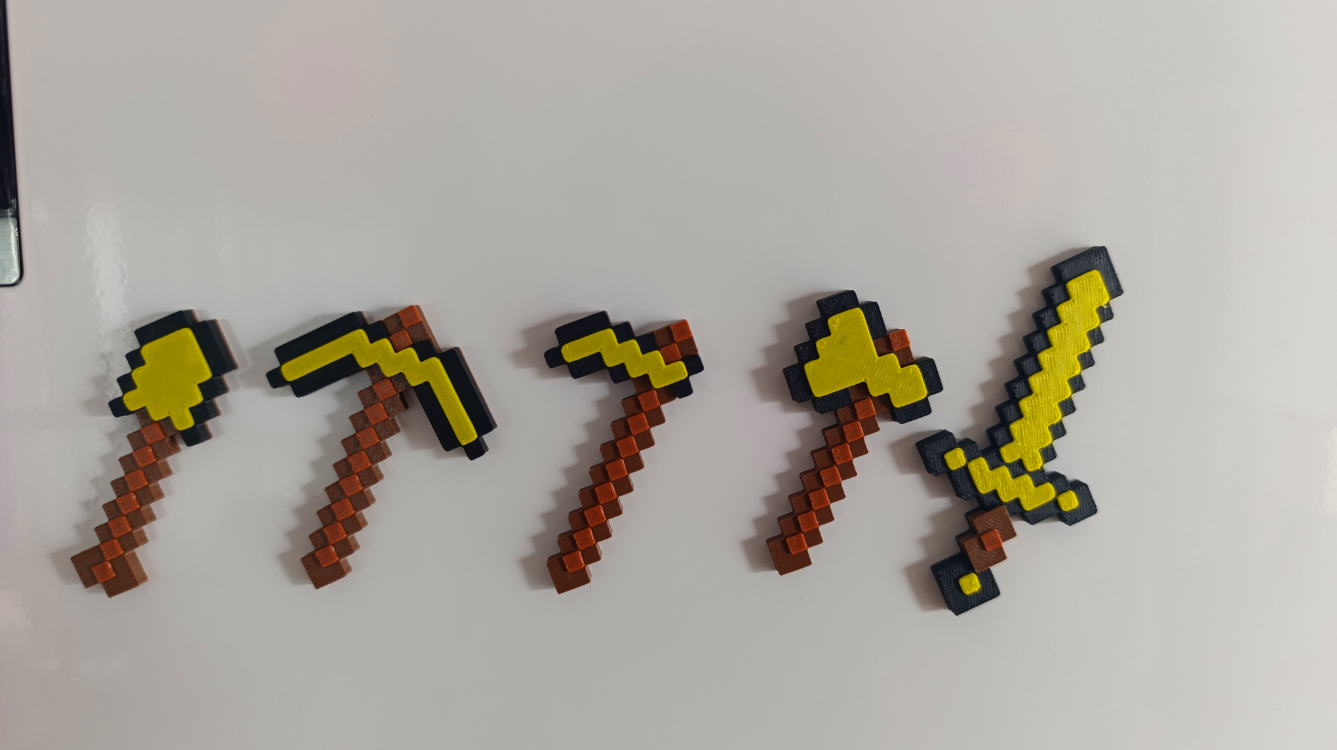 MINECRAFT Altın Magnet Seti