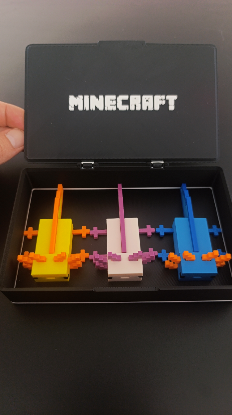 Minecraft Axolotl Seti | Özel Kutulu + Sürpriz Hediyeli