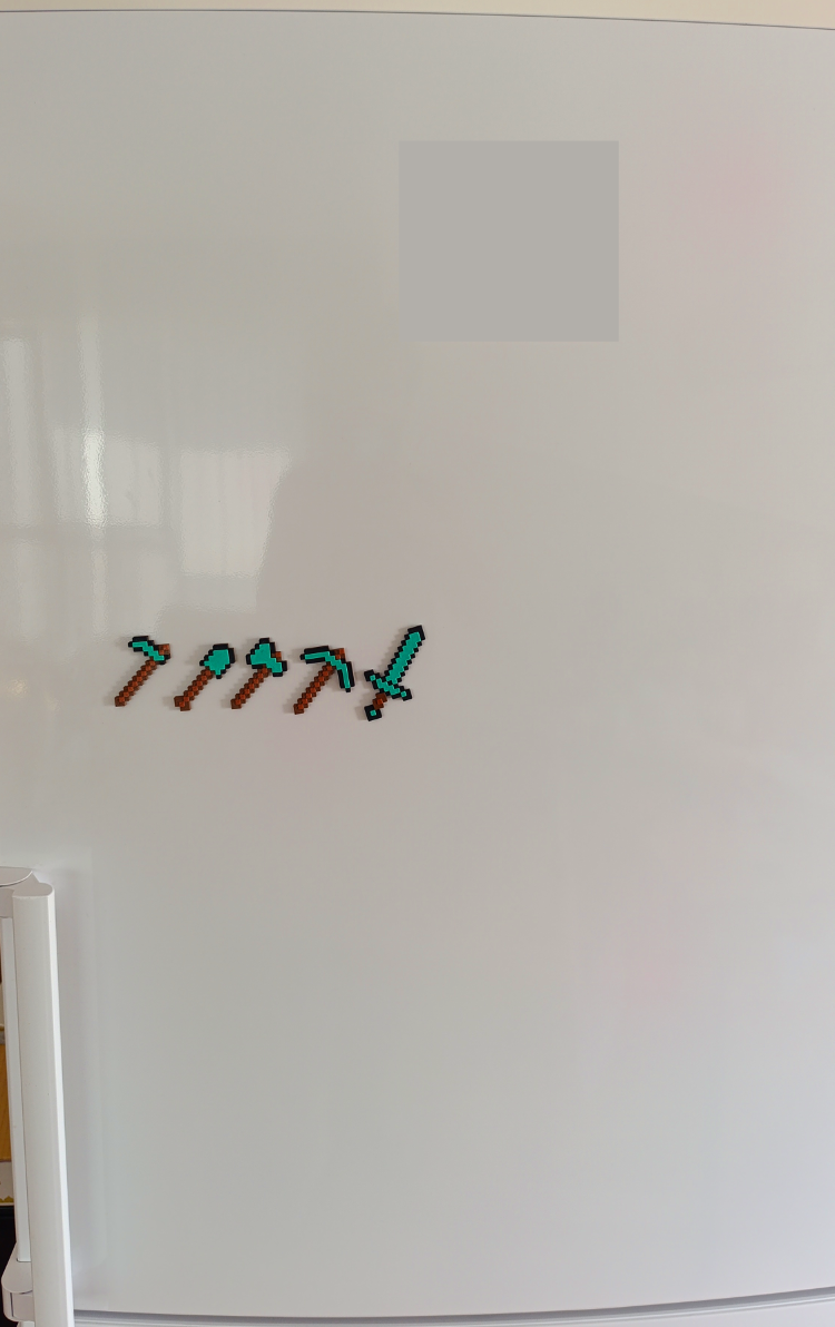 MINECRAFT Elmas Magnet Seti