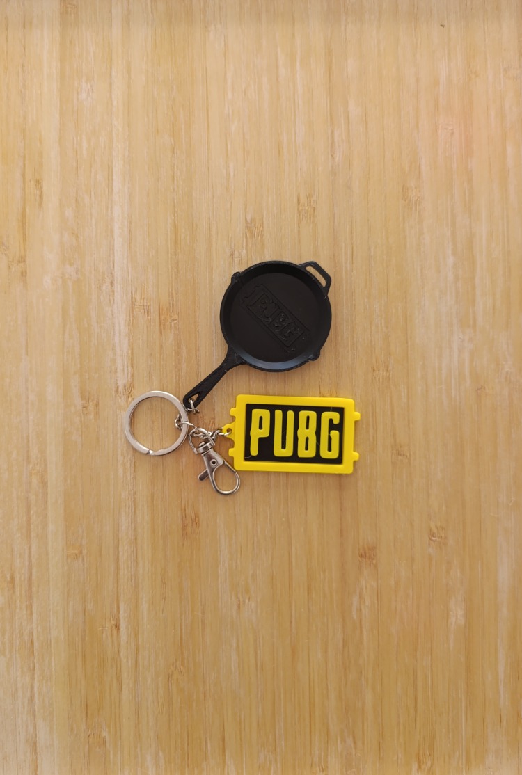 PUBG TAVA (PAN) + Logo Anahtarlık
