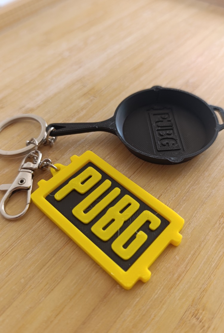 PUBG TAVA (PAN) + Logo Anahtarlık