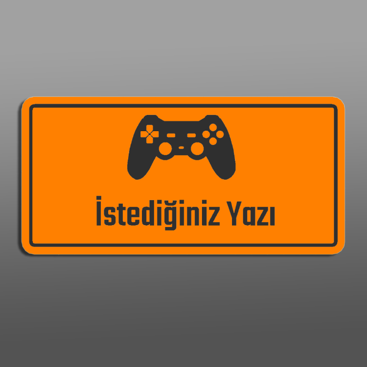 İsminize Özel Gamer Tabela