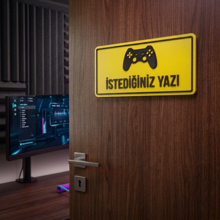 İsminize Özel Gamer Tabela