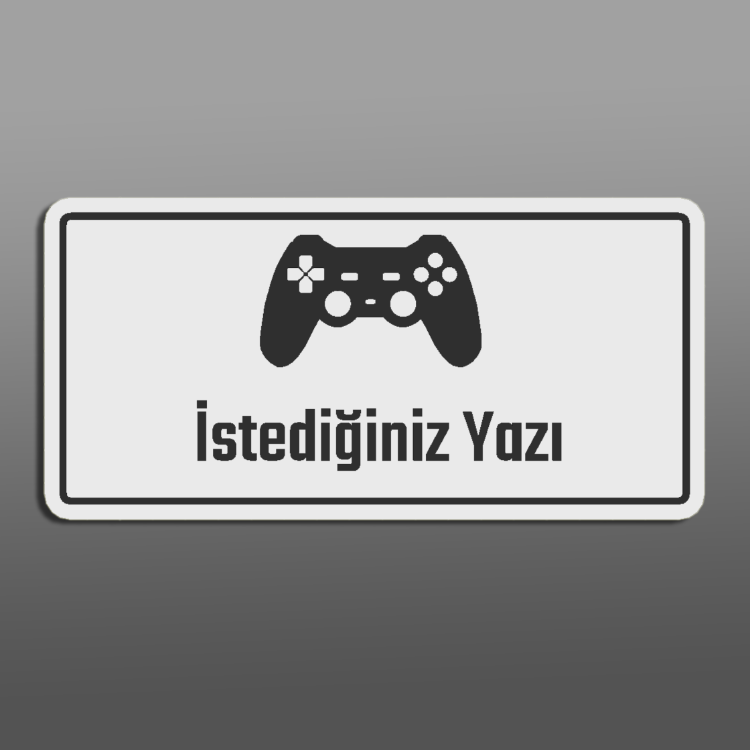 İsminize Özel Gamer Tabela