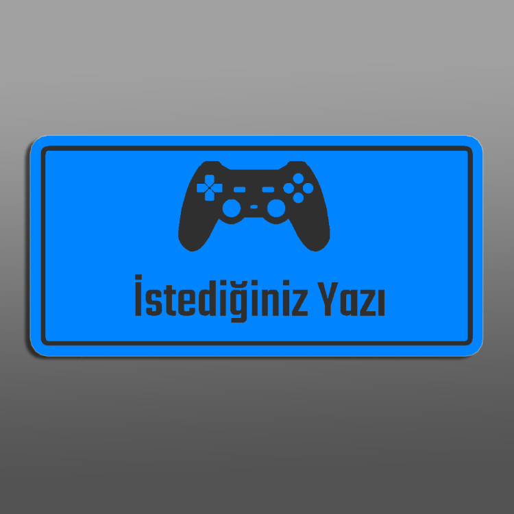 İsminize Özel Gamer Tabela