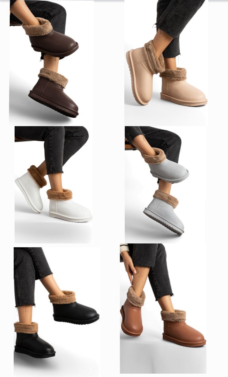 Su Geçirmez Kürklü Ugg
