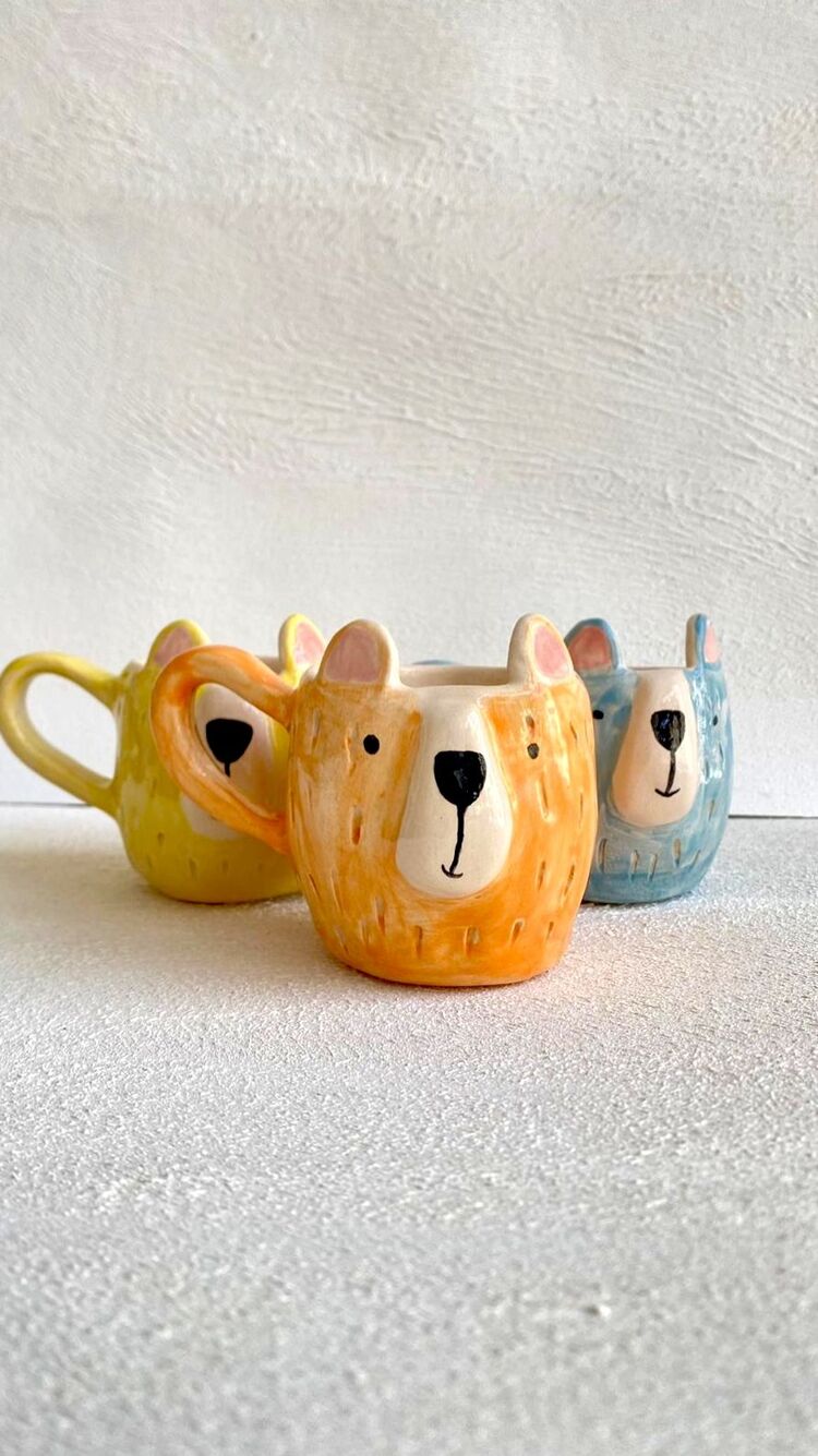 Bear Mug (Handmade)