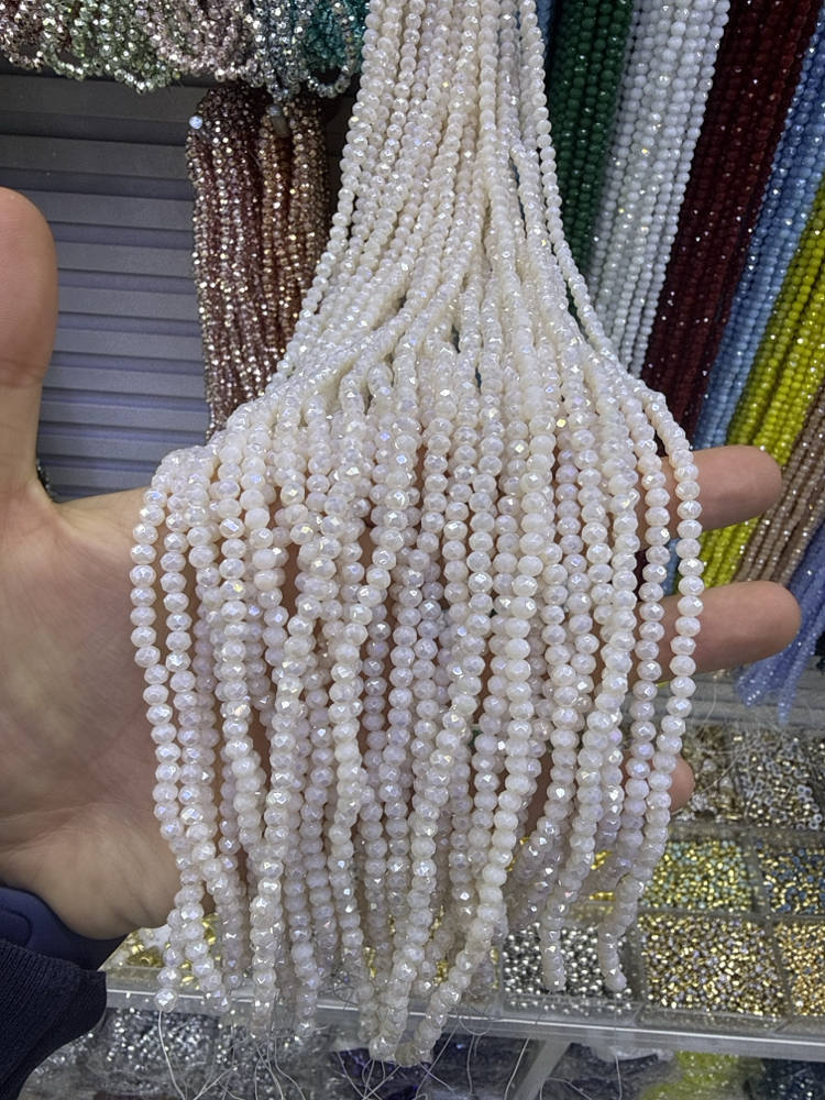 Kristal 10 dizi  4 m mat açık krem