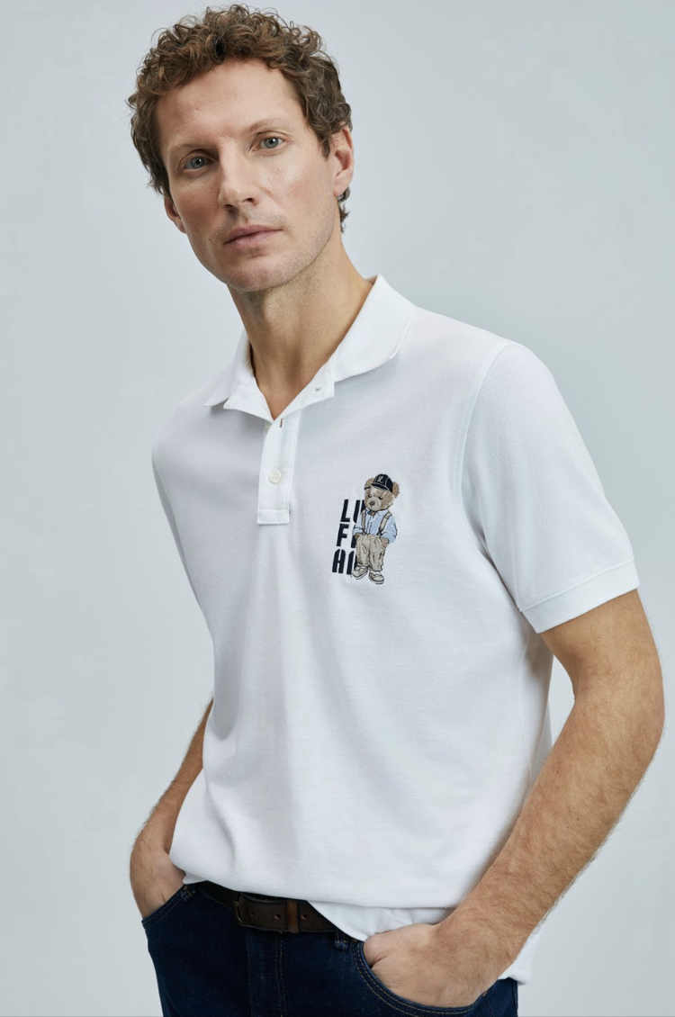 Lufian Best Smart T-shirt ( Beyaz )
