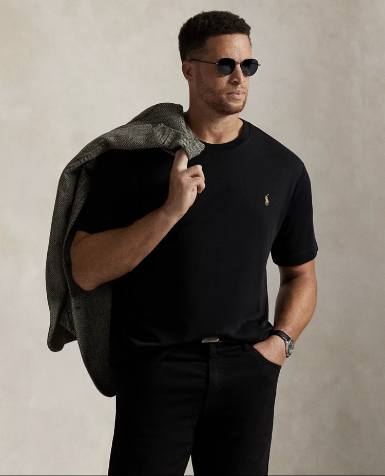 Golden Polo Ralph Lauren T-shirt (siyah)