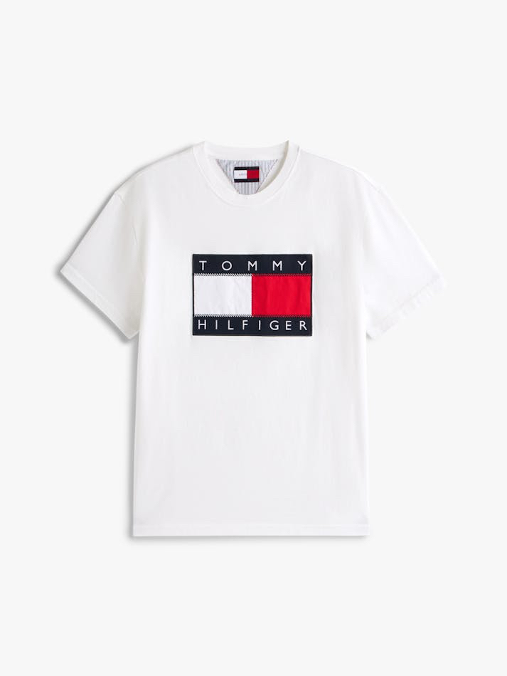 Tommy Hilfiger flag tişört ( beyaz )