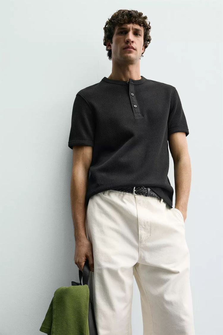 Zara Henley Tişört 