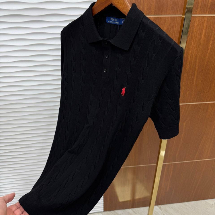Polo Ralph Lauren Triko yakalı ( Siyah )