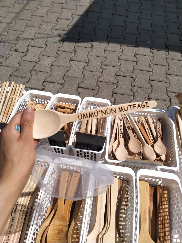 İsim Yazılı 4'lü Kaşık Seti 