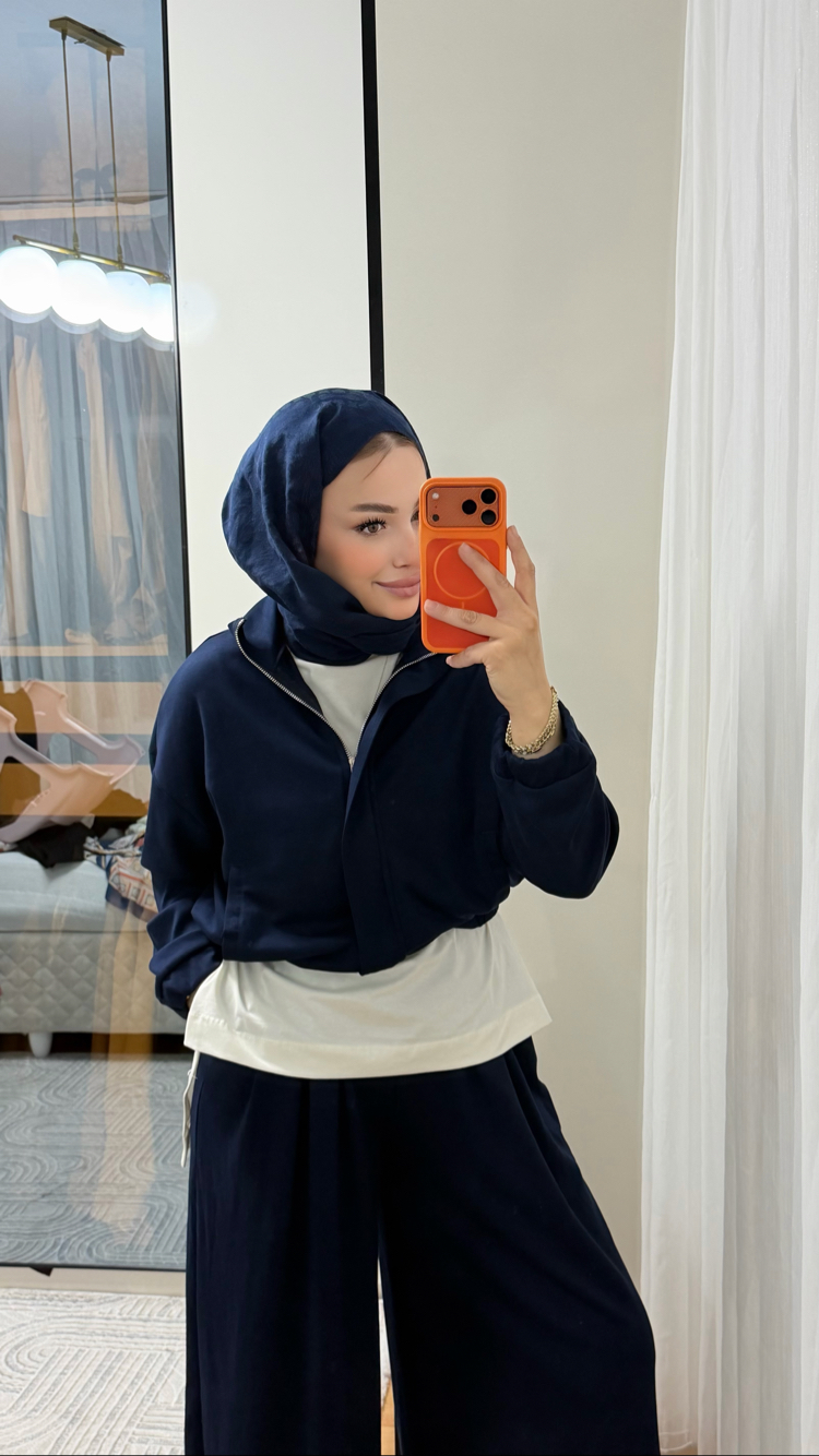 Oysho takım lacivert 
