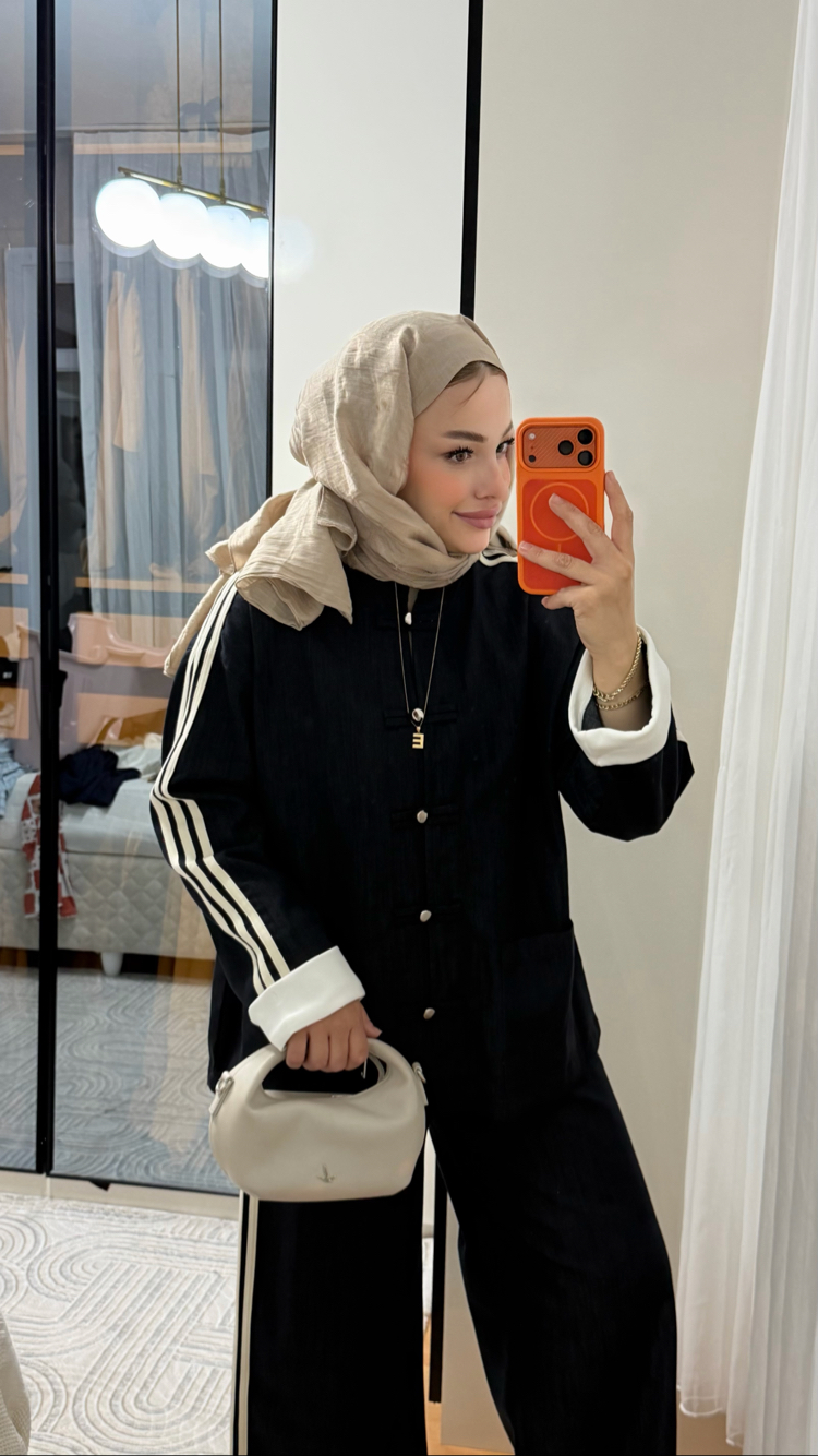 Kot çizgili spor takım 