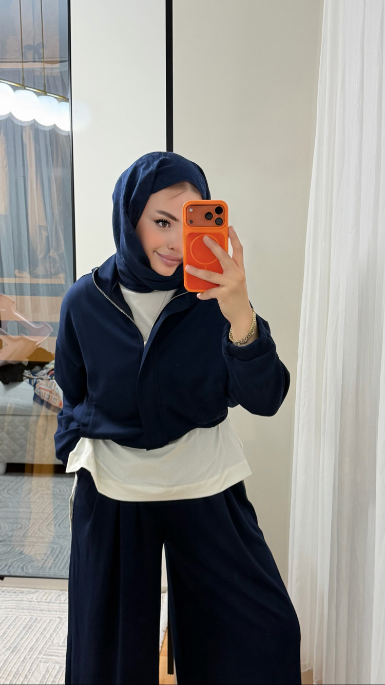 Oysho takım lacivert 