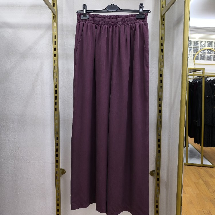 Mürdüm Pantolonlu Takım