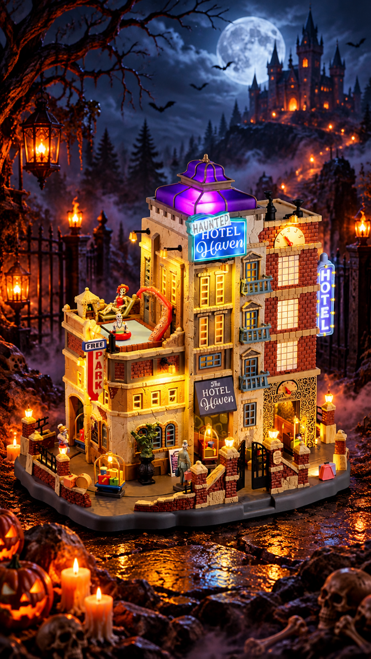 Lemax Spooky Town - Perili Otel Sığınağı