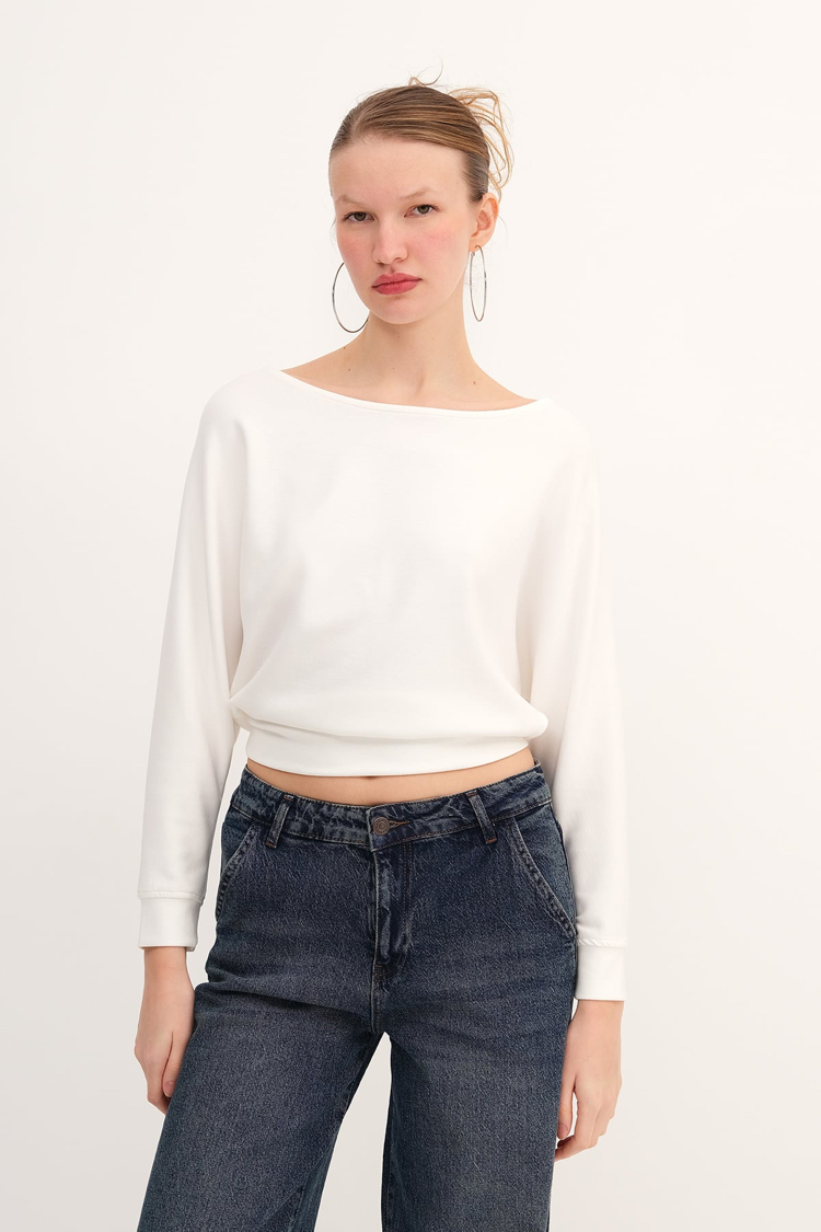 Modal kumaş sweatshirt 