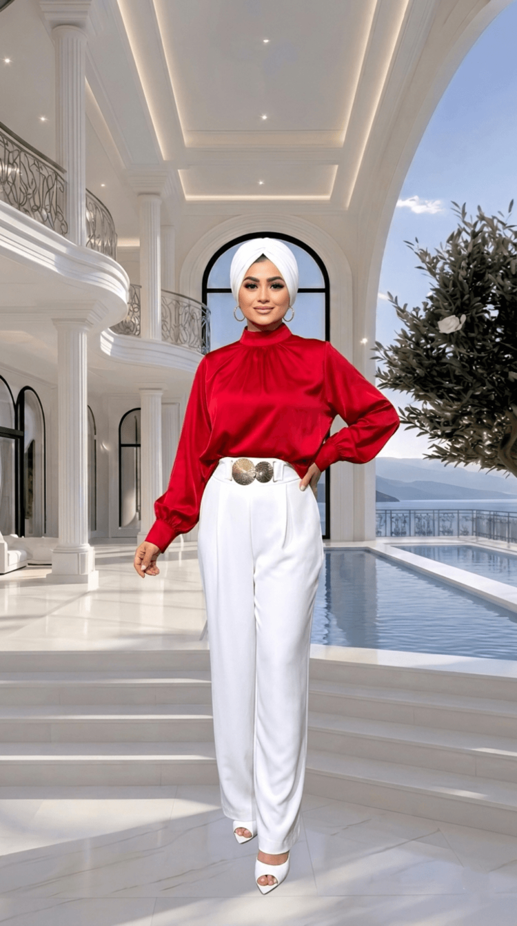 Lidya Kırmızı Gömlek