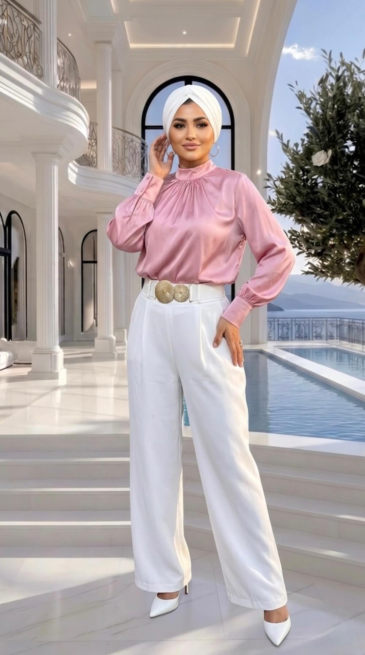 Lidya Pembe Gömlek