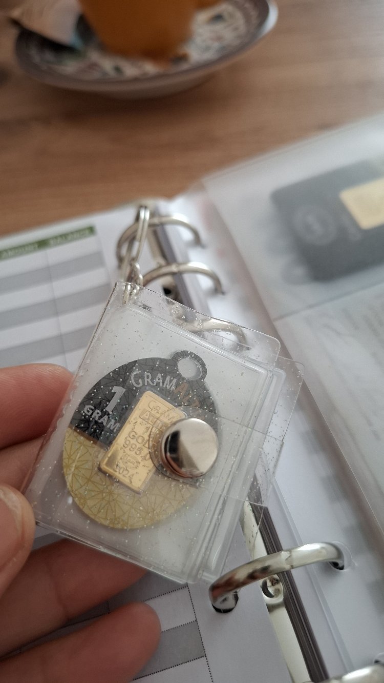 Çıtçıtlı Mini Parıltılı Altın cüzdanı