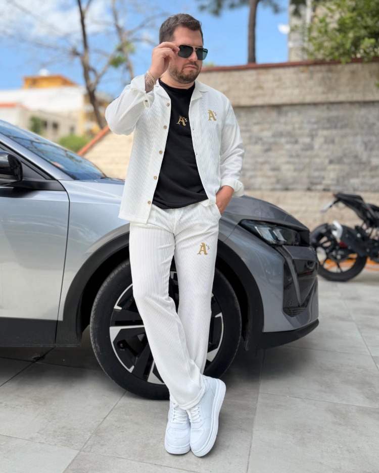 AS VİP KOMBİN BEYAZ ( T-SHİRT DAHİL )
