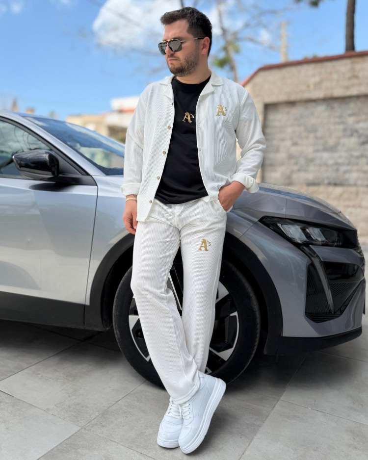 AS VİP KOMBİN BEYAZ ( T-SHİRT DAHİL )