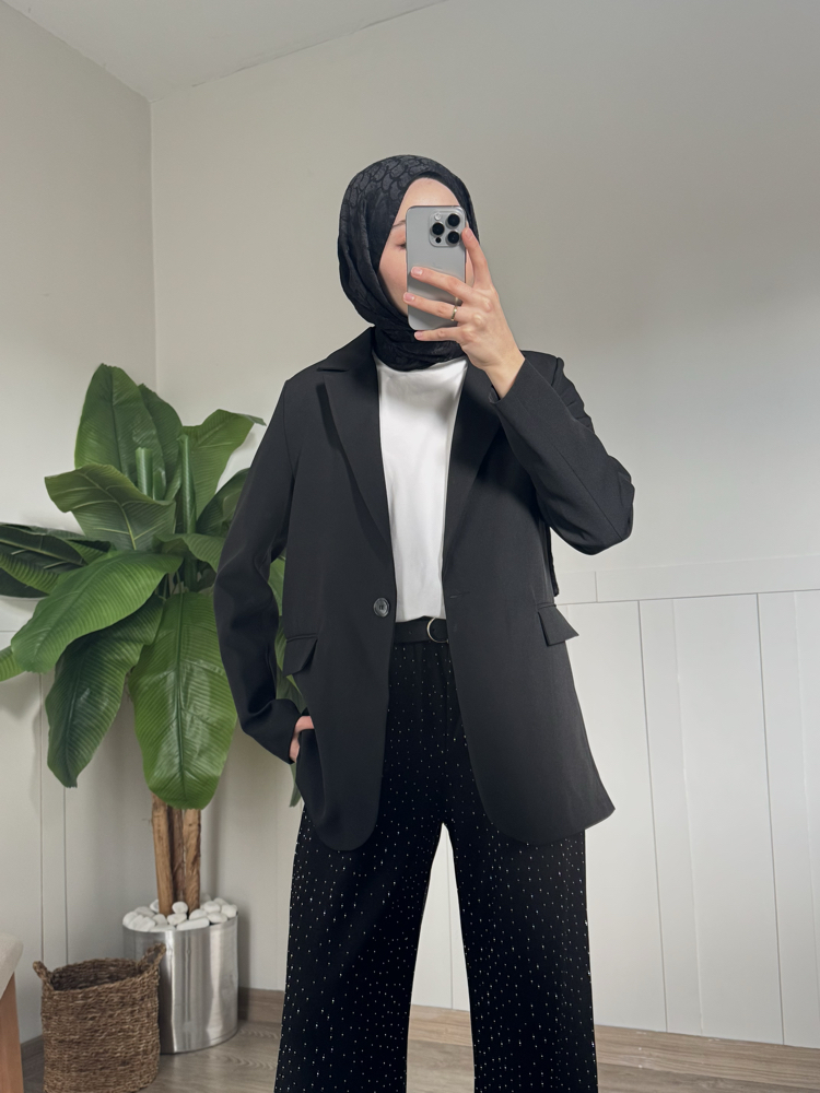 Blazer ceket / siyah
