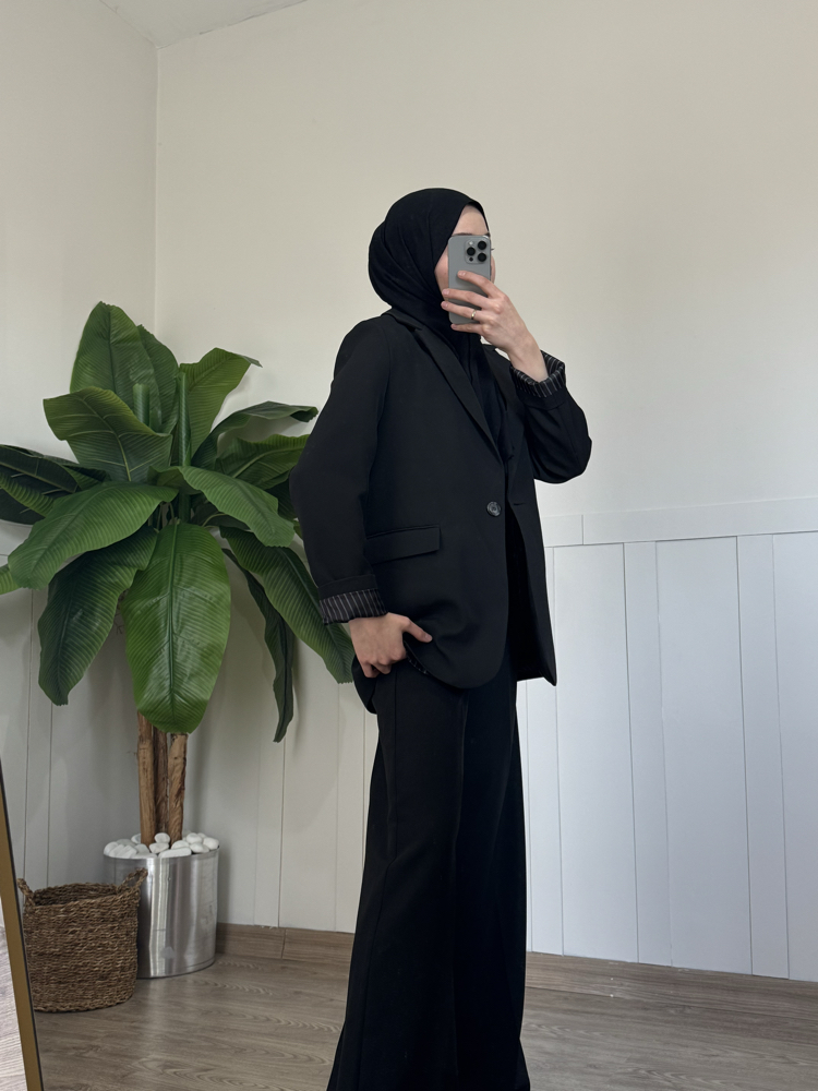 Blazer ceket / siyah