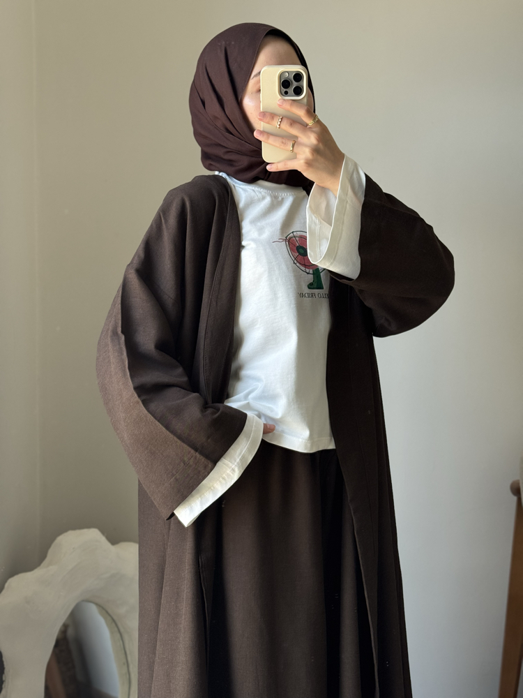Kimono Takım / acı kahve