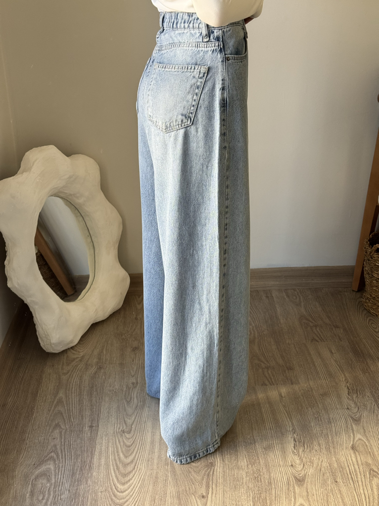 Tensel Kot Pantalon / mavi
