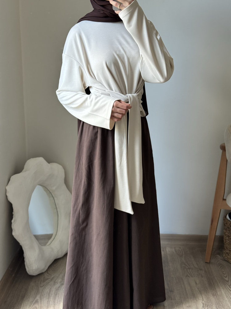 Oysho bağlamalı bluz / taş
